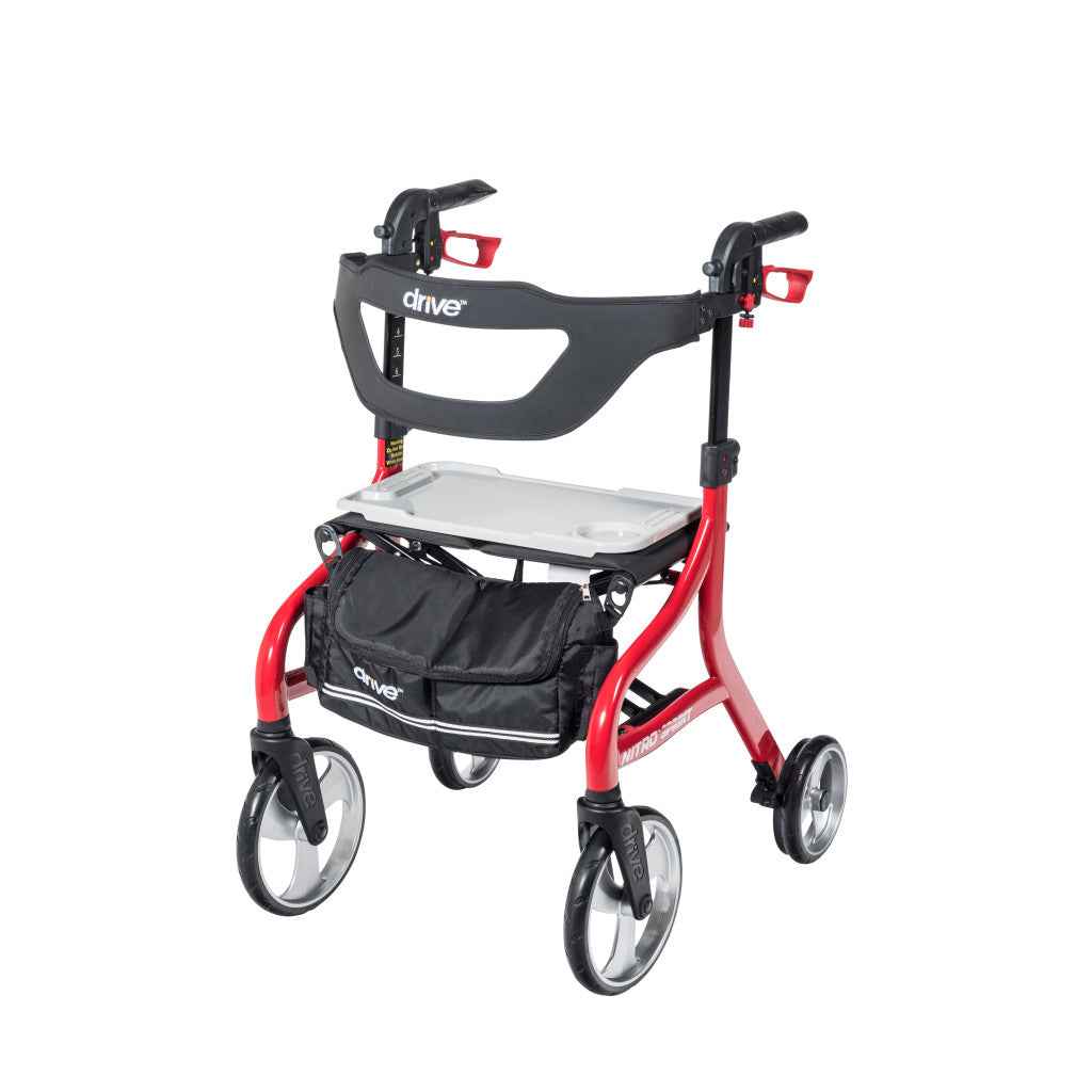 Drive Medical Nitro Sprint Tray | Secure Food & Drink Surface for Rollators